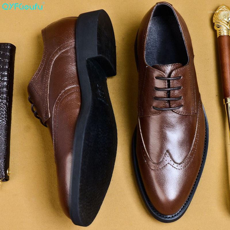QYFCIOUFU 2020 Handmade Designer Fashion Oxford Shoes Men Wedding Office Shoe Genuine Leather Formal Men Dress Shoe EU Size 461, Brown
QYFCIOUFU 2020 Handmade Designer Fashion Oxford Shoes Men Wedding Office Shoe Genuine Leather Formal Men Dress Shoe EU Size 461, Brown