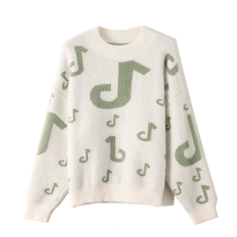 Runway Sweaters Mesh Women Mohair Grosso Pullover Chic Neck Cute From Cartoons Note Female Tops Loose Casual Jumpers New Fyaz, White
Runway Sweaters Mesh Women Mohair Grosso Pullover Chic Neck Cute From Cartoons Note Female Tops Loose Casual Jumpers New Fyaz, White