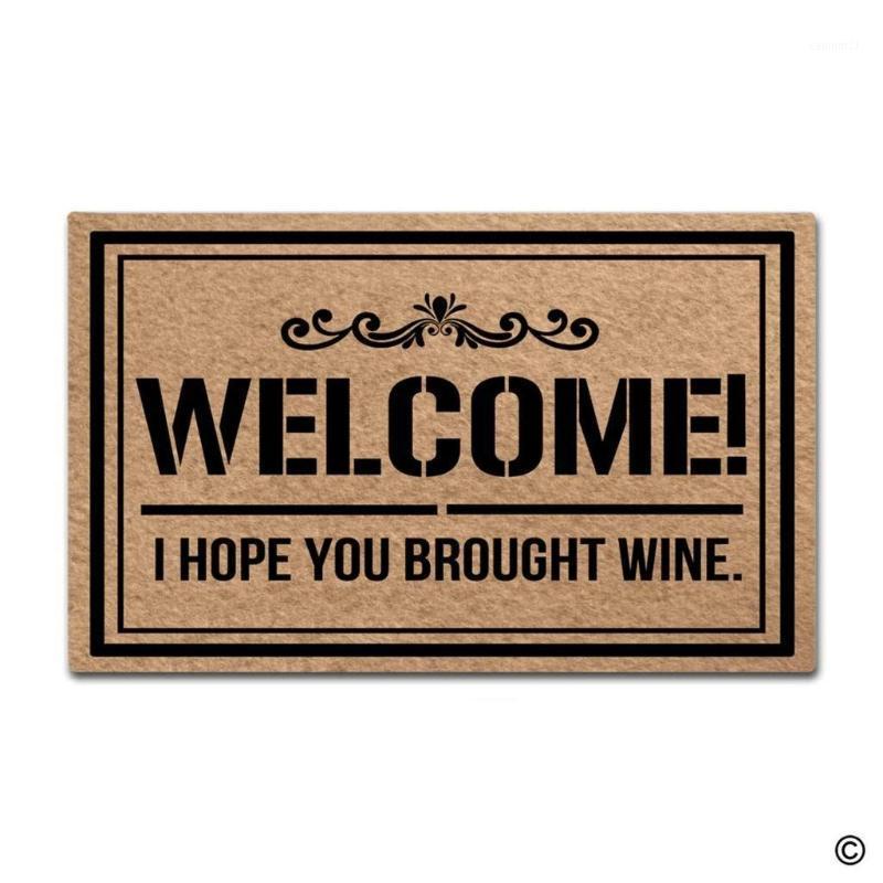 Doormat Entrance Floor Mat Welcome! I Hope You Brought Wine Funny Door Mat Indoor Outdoor Decorative Doormat Top1, As pic
Doormat Entrance Floor Mat Welcome! I Hope You Brought Wine Funny Door Mat Indoor Outdoor Decorative Doormat Top1, As pic