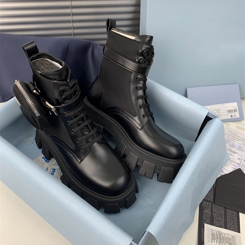 Women Ankle Boots Luxury Fashion High Quality Short Ankle Boots Leather with Bag Decoration Thick Platform Round Toe Females Shoes, Black
Women Ankle Boots Luxury Fashion High Quality Short Ankle Boots Leather with Bag Decoration Thick Platform Round Toe Females Shoes, Black