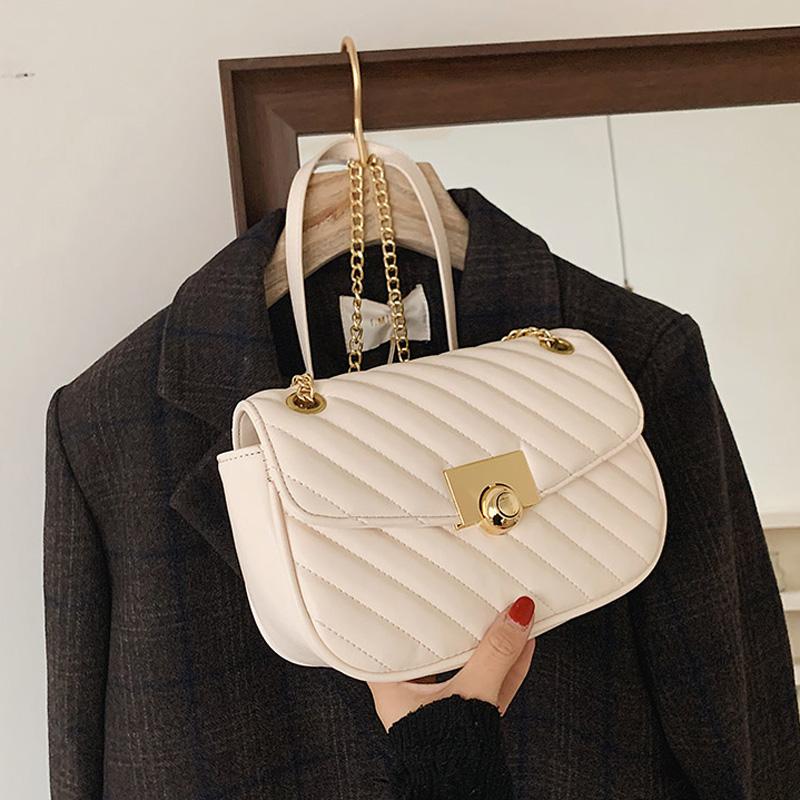Small Chain Shoulder Bags for Women 2021 New Luxury Handbags Designer Embroidery Thread Crossbody Bag Female Purse, Beige
Small Chain Shoulder Bags for Women 2021 New Luxury Handbags Designer Embroidery Thread Crossbody Bag Female Purse, Beige