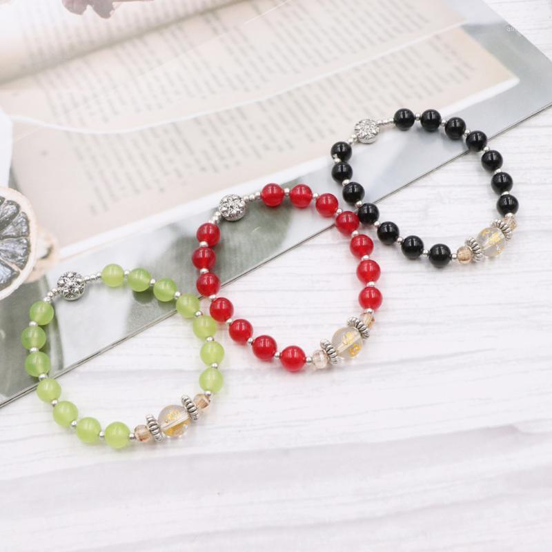 Charm Bracelets Wholesale Handmade Bracelet Stone Jades Opal Zoisite Spot Crystal Beads Elastic Bangle For Women Gift Jewelry B3731
Charm Bracelets Wholesale Handmade Bracelet Stone Jades Opal Zoisite Spot Crystal Beads Elastic Bangle For Women Gift Jewelry B3731