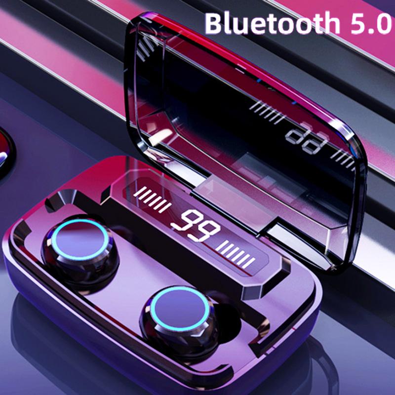 Touch Wireless Headphones Bluetooth 5.0 Sports Waterproof Bluetooth Earphone Wireless Headset Noise Cancelling Earbuds, Black
Touch Wireless Headphones Bluetooth 5.0 Sports Waterproof Bluetooth Earphone Wireless Headset Noise Cancelling Earbuds, Black