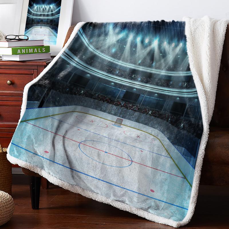 Winter Cashmere Blanket Ice Hockey Field Bed Cover Blankets Blanket Throws Fleece Cover Wrapfleece Personalized Cozy Plush Durab
Winter Cashmere Blanket Ice Hockey Field Bed Cover Blankets Blanket Throws Fleece Cover Wrapfleece Personalized Cozy Plush Durab