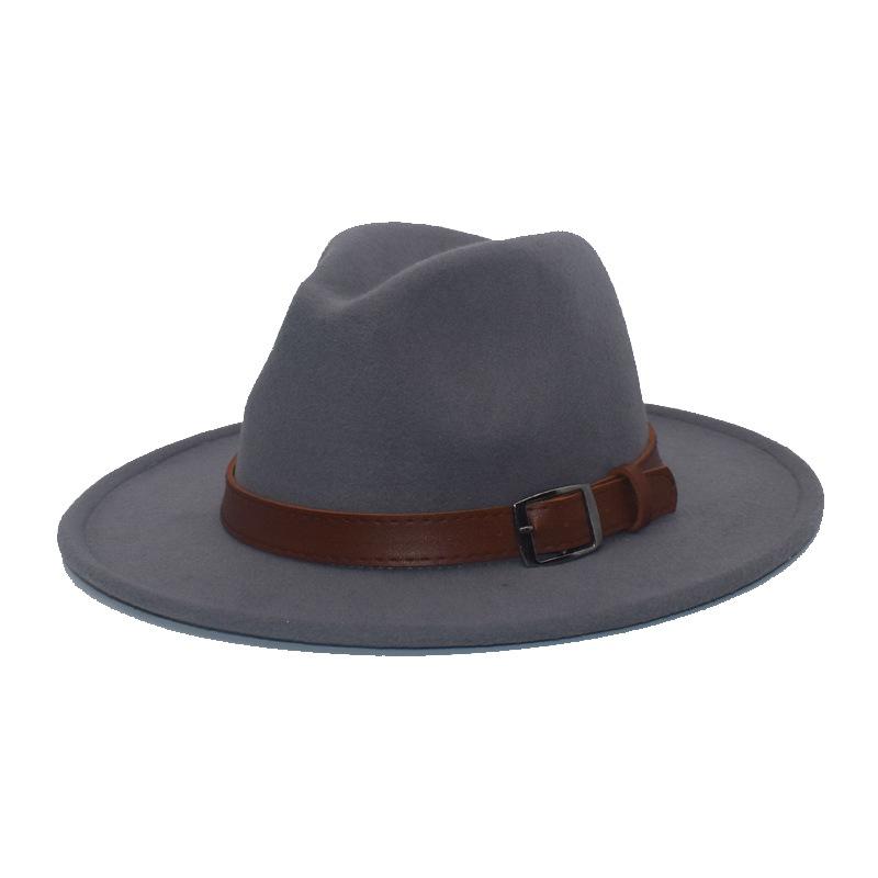 Fedora Hat with Belt Gentle Man Warm Woman Felt Hat Wide Brim Medium Width Gorra Hombre Winter Fashion, Multi
Fedora Hat with Belt Gentle Man Warm Woman Felt Hat Wide Brim Medium Width Gorra Hombre Winter Fashion, Multi