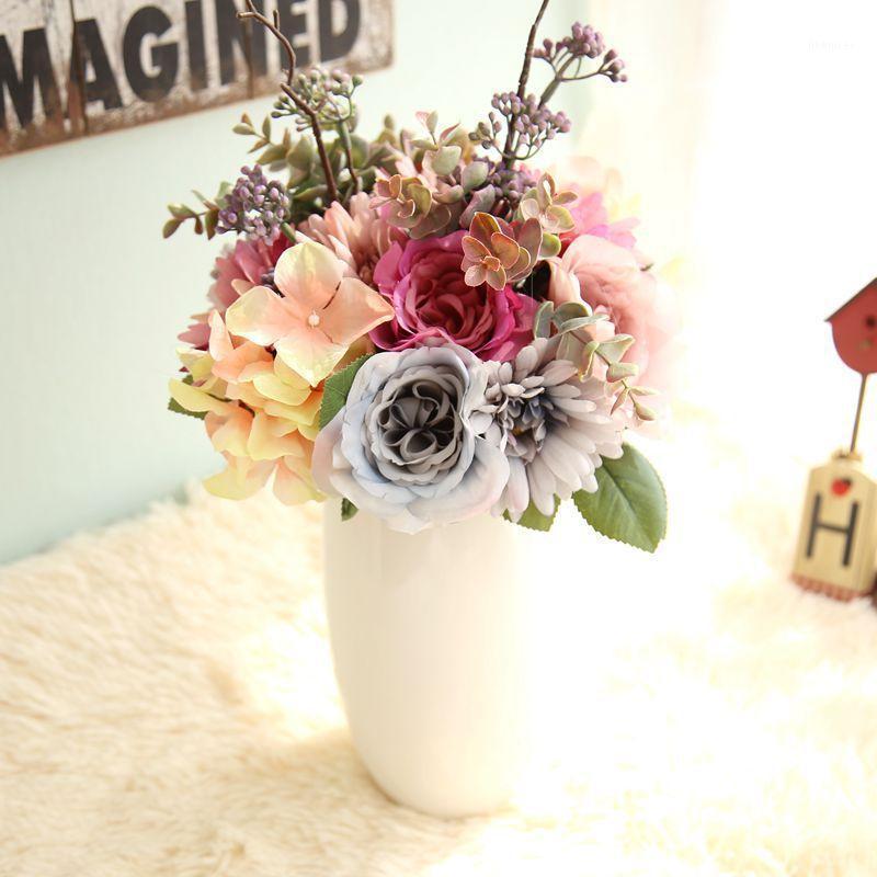 Rose Hydrangea Artificial Flowers Bouquet Hand Bunch Bridal Bridesmaid Bouquet Wedding Party Free Shipping1, Hot pink
Rose Hydrangea Artificial Flowers Bouquet Hand Bunch Bridal Bridesmaid Bouquet Wedding Party Free Shipping1, Hot pink