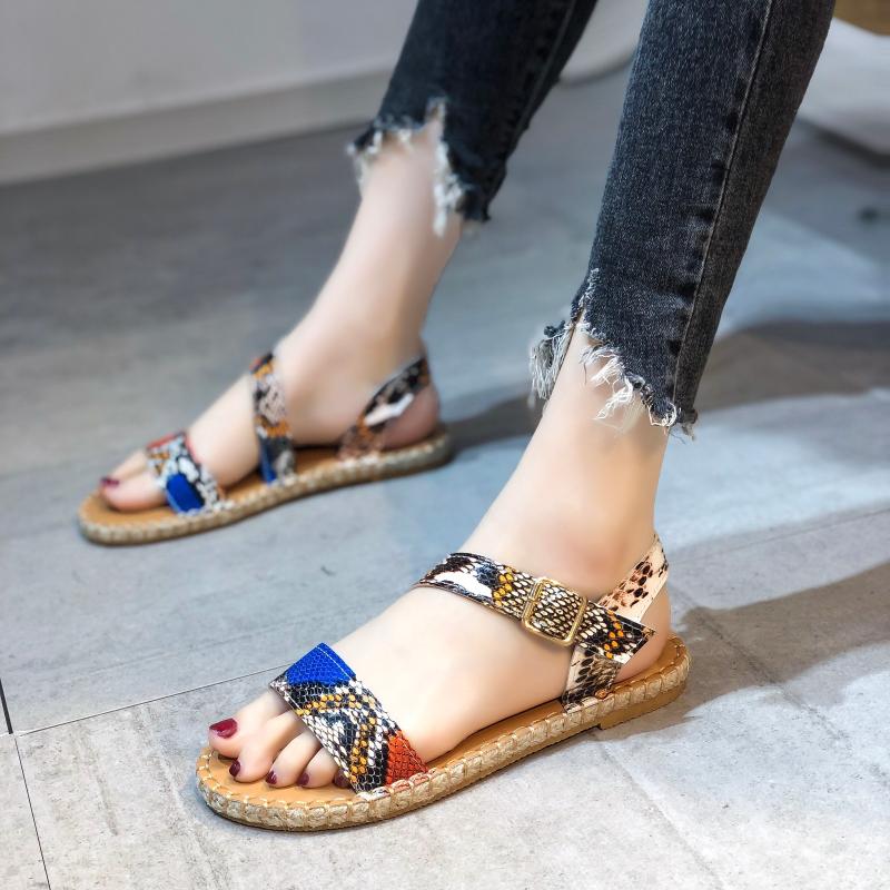 Sandals female fish mouth rope bottom casual flat ladies beach shoes fashion all-match sandals female personality hot sale, Beige
Sandals female fish mouth rope bottom casual flat ladies beach shoes fashion all-match sandals female personality hot sale, Beige