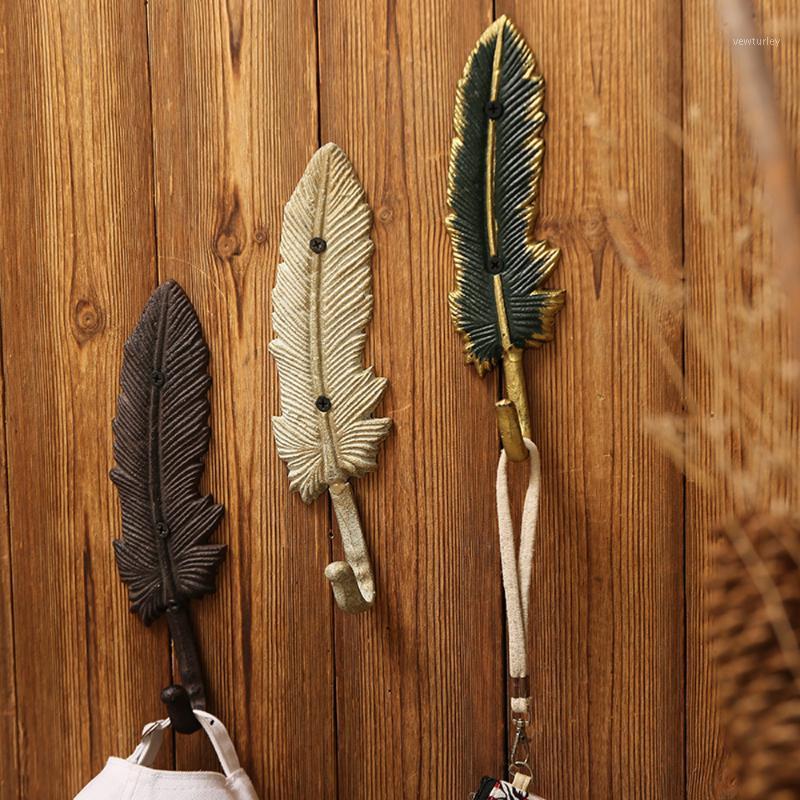 Retro Cast Iron Home Ornaments Decorative Metal Feather Wall Mount Hooks Towel Rack Clothes Hat Coat Key Hanger1
Retro Cast Iron Home Ornaments Decorative Metal Feather Wall Mount Hooks Towel Rack Clothes Hat Coat Key Hanger1