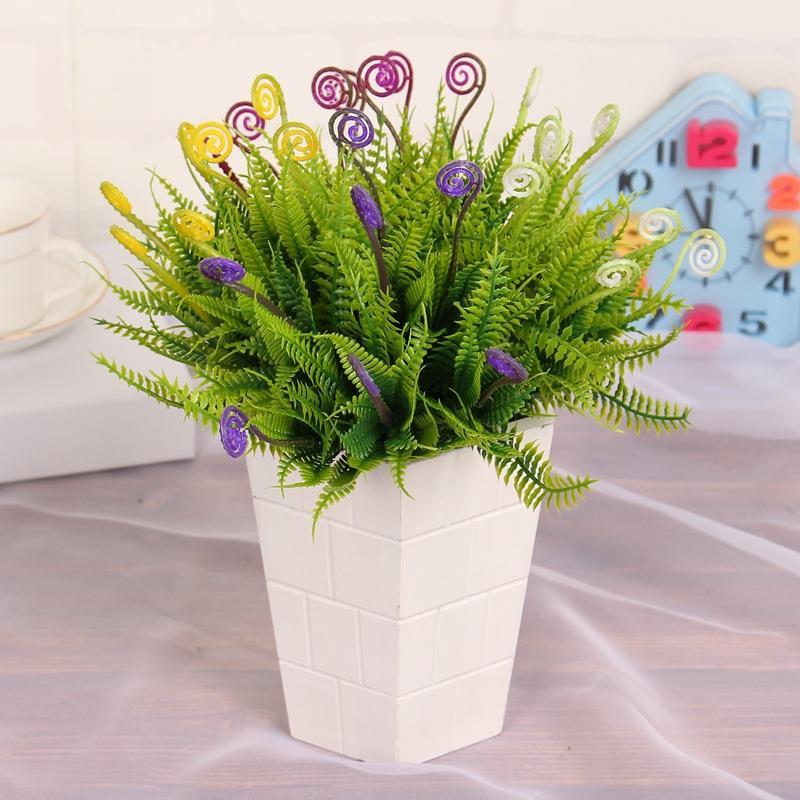 5Pcs Artificial flowers 28cm small seahorse grass living room gardening decoration plastic flowers fake plants artificial grass1, C16 purple
5Pcs Artificial flowers 28cm small seahorse grass living room gardening decoration plastic flowers fake plants artificial grass1, C16 purple
