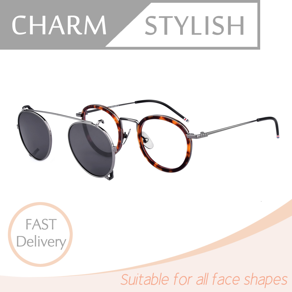 2021 New Thom Brand Round Optical Eye Glasses Tb710 Frames with Polarized Clip for Men and Women Original Eyeglasses T7u9
2021 New Thom Brand Round Optical Eye Glasses Tb710 Frames with Polarized Clip for Men and Women Original Eyeglasses T7u9