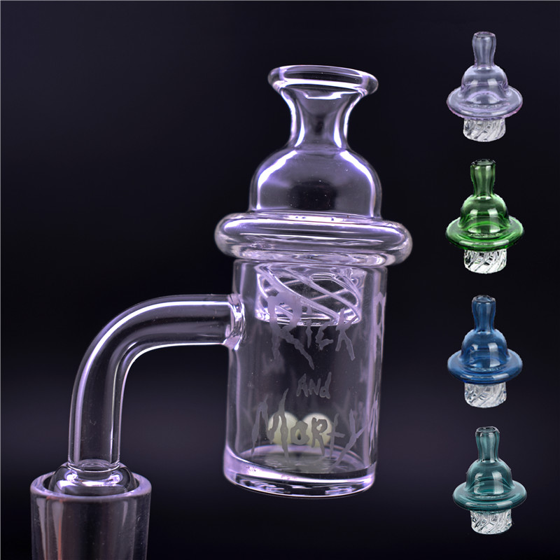 1PCS quartz Banger nails with 10mm 14mm 18mm male famale for glass Bong dab rig with with colorful Spinning Carb Cap and 2pcs terp pear
1PCS quartz Banger nails with 10mm 14mm 18mm male famale for glass Bong dab rig with with colorful Spinning Carb Cap and 2pcs terp pear