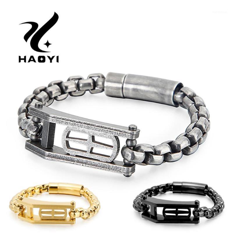 HAOYI Men Bracelet Stainless Charm Retro Bracelet Jewery Man Wholesale free shipping1
HAOYI Men Bracelet Stainless Charm Retro Bracelet Jewery Man Wholesale free shipping1