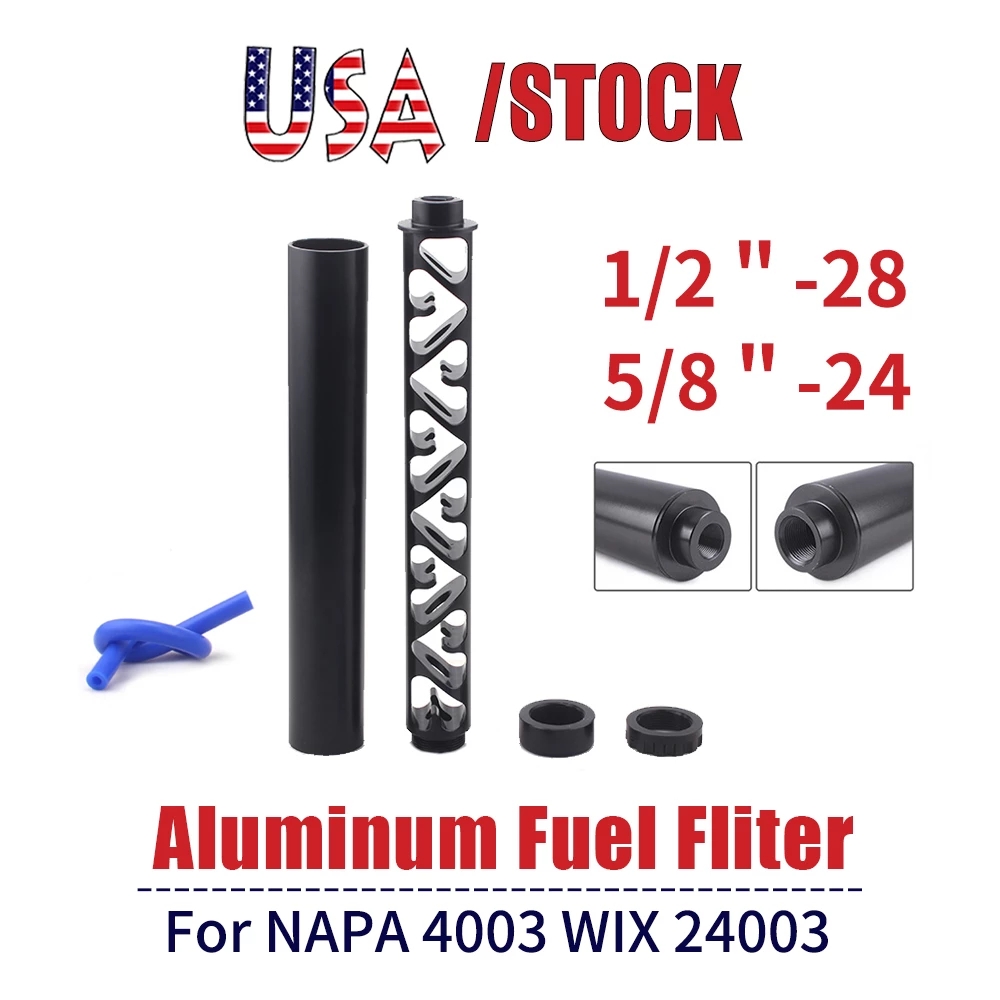 6 Inch USA STOCK NEW Spiral 1/2-28 5/8-24 Single Core Car Fuel Filter for NAPA 4003 WIX 24003 Fuel Trap Solvent Filters RS-OFI044
6 Inch USA STOCK NEW Spiral 1/2-28 5/8-24 Single Core Car Fuel Filter for NAPA 4003 WIX 24003 Fuel Trap Solvent Filters RS-OFI044