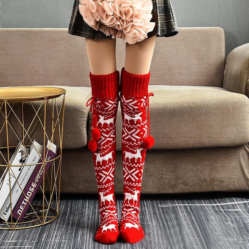 2021 Christmas Women Warm Thigh High Sockings For Ladies Girls Fashion Cotton Middle Tube Socks Sexy Knitted Long Knee Socks
2021 Christmas Women Warm Thigh High Sockings For Ladies Girls Fashion Cotton Middle Tube Socks Sexy Knitted Long Knee Socks