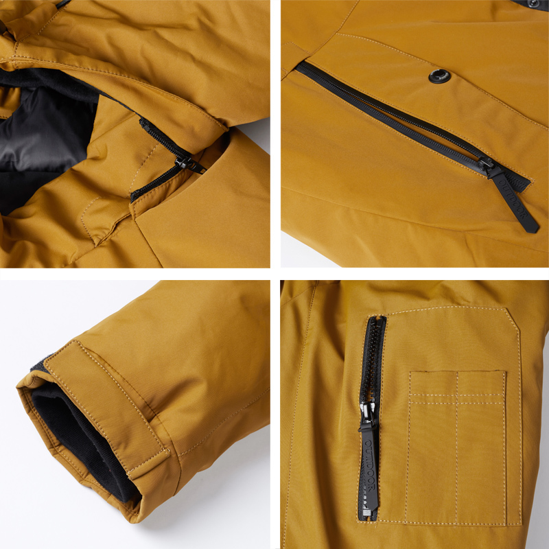 ICEbear autumn and winter new men's hooded coat warm men's cotton jacket fashion men's clothing MWD20853D 201214