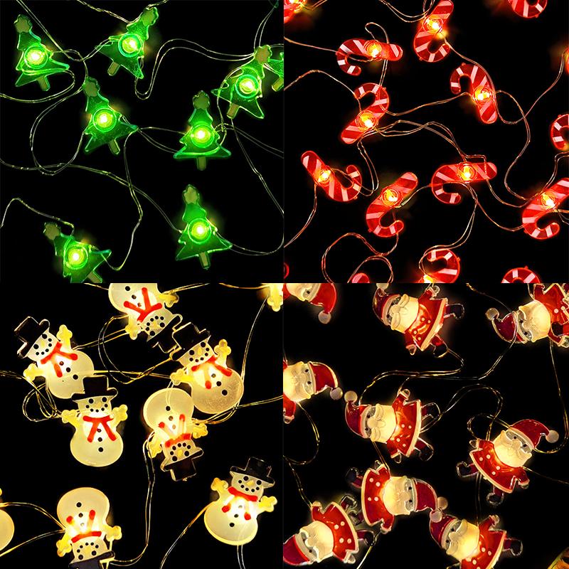 2 Meters Christmas LED Light Decorations Santa Claus Elk Christmas Tree Snowflakes Snowman Ornament Garland Glowing In the Dark
2 Meters Christmas LED Light Decorations Santa Claus Elk Christmas Tree Snowflakes Snowman Ornament Garland Glowing In the Dark