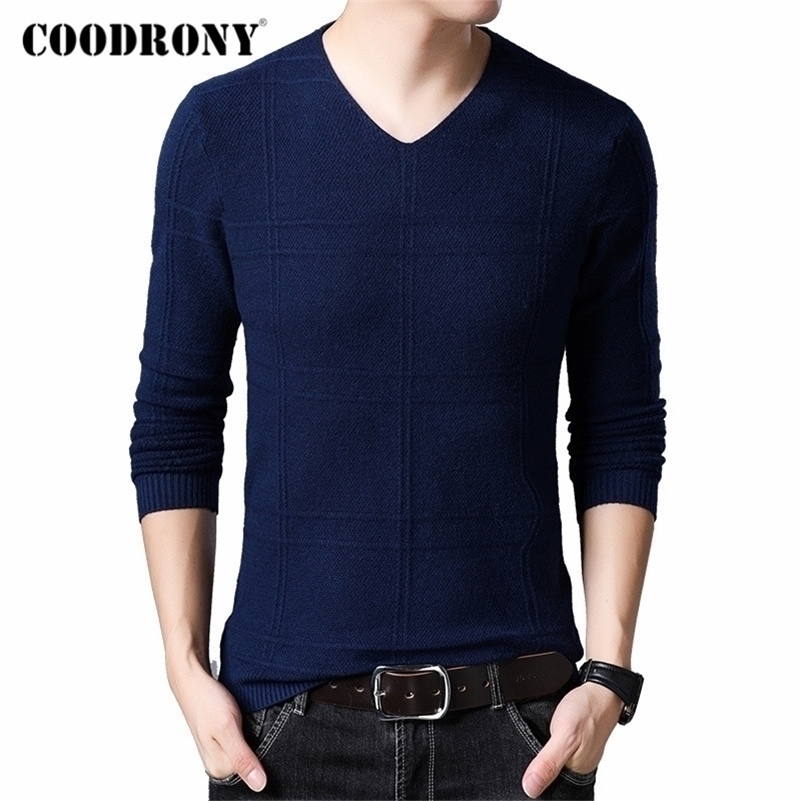 COODRONY Brand Sweater Men Casual V-Neck Pull Homme Autumn Winter Cotton Pullover Men Jersey Hombre Knitwear Sweaters C1010 201201, Grass
COODRONY Brand Sweater Men Casual V-Neck Pull Homme Autumn Winter Cotton Pullover Men Jersey Hombre Knitwear Sweaters C1010 201201, Grass