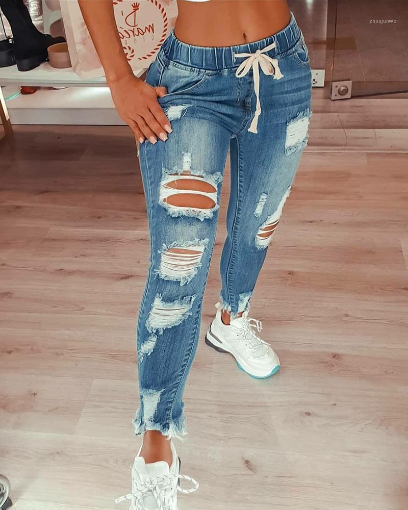 Women Spring Fall Solid Ripped Skinny Jean Pants Hollow-Out Denim Femme Casual Wear Lady Sexy Pencil Trousers Women' Jeans, Blue
Women Spring Fall Solid Ripped Skinny Jean Pants Hollow-Out Denim Femme Casual Wear Lady Sexy Pencil Trousers Women' Jeans, Blue