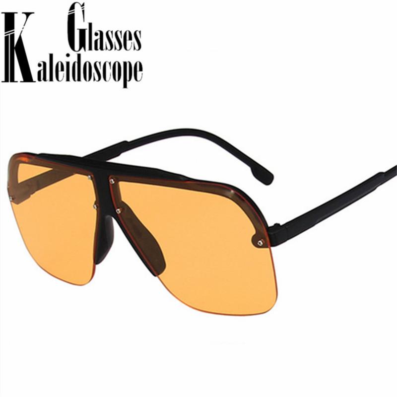 Sunglasses Classic Pilot Women Men Vintage Half Frame Gradient Male Oversized Yellow Eyewear Driving Goggles UV400
Sunglasses Classic Pilot Women Men Vintage Half Frame Gradient Male Oversized Yellow Eyewear Driving Goggles UV400