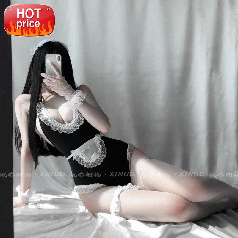 Hot Sale Cosplay Sexy Costumes Perspective Lingerie Underwear Set Maid Classical Lace Outfit Sm Porno Suit for Women Roleplay #oB10, Black;white
Hot Sale Cosplay Sexy Costumes Perspective Lingerie Underwear Set Maid Classical Lace Outfit Sm Porno Suit for Women Roleplay #oB10, Black;white