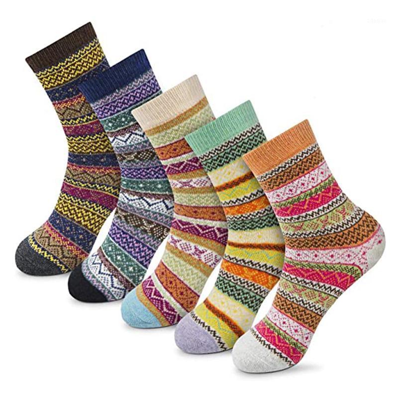 5 Pairs Women Casual Fashionable Winter Warm Thick Wool Vintage Colorful Knit Socks breathable, comfortable soft Dropshipping1, Dark purple
5 Pairs Women Casual Fashionable Winter Warm Thick Wool Vintage Colorful Knit Socks breathable, comfortable soft Dropshipping1, Dark purple