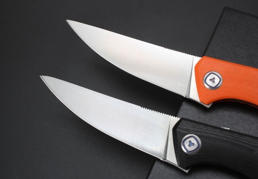 Shigov Sieg satin D2 blade G10 handle 58-60HRC pocket folding knife Hunting camping survival tool knives Xmas gift a1640