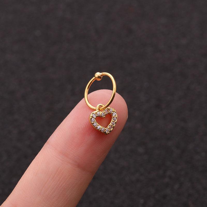 Hoop & Huggie 1 PCS Cute Zircon Small Hollow Heart Charm Ear Cartilage Cuff Clip Earring Trendy Gold Color Steel Piercing Circle
Hoop & Huggie 1 PCS Cute Zircon Small Hollow Heart Charm Ear Cartilage Cuff Clip Earring Trendy Gold Color Steel Piercing Circle