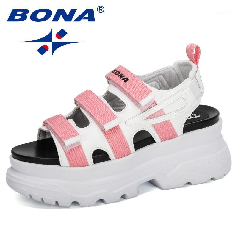 BONA 2020 New Designers Sport Sandals Wedge Hollow Out Women Sandals Outdoor Cool Platform Shoes Woman Beach Summer Shoes Ladies1, White
BONA 2020 New Designers Sport Sandals Wedge Hollow Out Women Sandals Outdoor Cool Platform Shoes Woman Beach Summer Shoes Ladies1, White