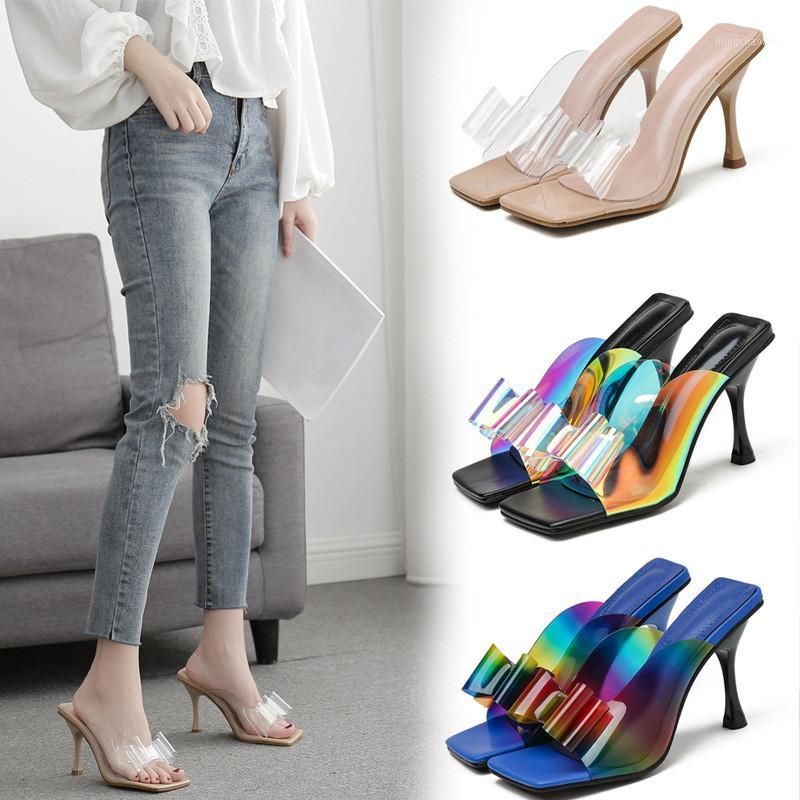 2020 new women's shoes Europe United States sexy transparent bow thin high heels outdoors wear sandals Feminina Shoe Mules 35-411, 1 black
2020 new women's shoes Europe United States sexy transparent bow thin high heels outdoors wear sandals Feminina Shoe Mules 35-411, 1 black