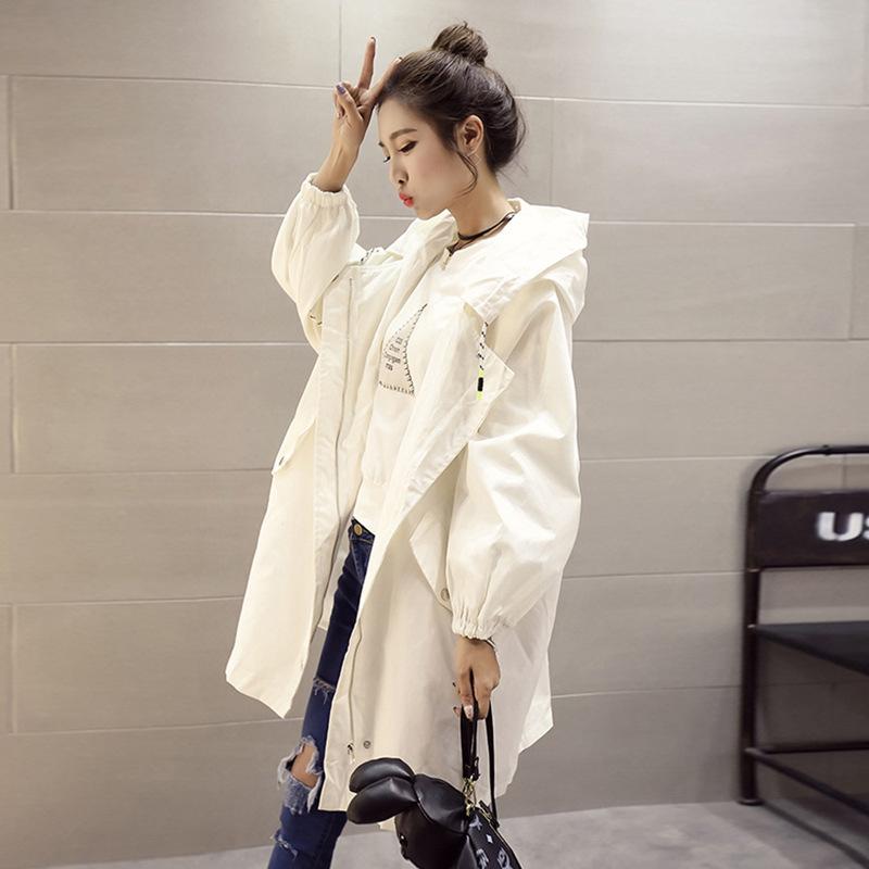 Women' Spring Autumn Korean Casual Bodycon Long Sleeve Hooded Jackets Coats 2020 Ladies Fashion Long Windbreaker Clothing xxxl, Black
Women' Spring Autumn Korean Casual Bodycon Long Sleeve Hooded Jackets Coats 2020 Ladies Fashion Long Windbreaker Clothing xxxl, Black
