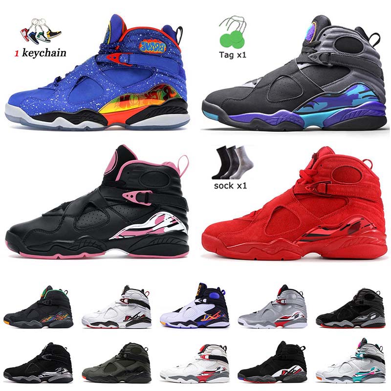 Authentic 8 8s Basketball Shoes Mens Women Jumpman High OG Trainers With Socks Playoff Doernbecher Valentines day Pinksicle Cool Grey Outdoor Sneakers Sports, C15 40-47
Authentic 8 8s Basketball Shoes Mens Women Jumpman High OG Trainers With Socks Playoff Doernbecher Valentines day Pinksicle Cool Grey Outdoor Sneakers Sports, C15 40-47