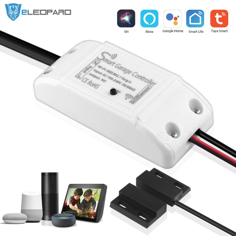ELEOPARD WiFi Smart Garage Door Controller Opener Smart Life/Tuya APP Remote Compatible With Alexa Echo Google Home/Siri
ELEOPARD WiFi Smart Garage Door Controller Opener Smart Life/Tuya APP Remote Compatible With Alexa Echo Google Home/Siri
