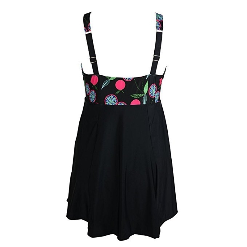 Black Solid Plus Swimwear Sexy Women One Piece Swimsuit High Waist Push Up Bathing Suit Retro Tankini Large Size Dress Y200824, As picture
Black Solid Plus Swimwear Sexy Women One Piece Swimsuit High Waist Push Up Bathing Suit Retro Tankini Large Size Dress Y200824, As picture