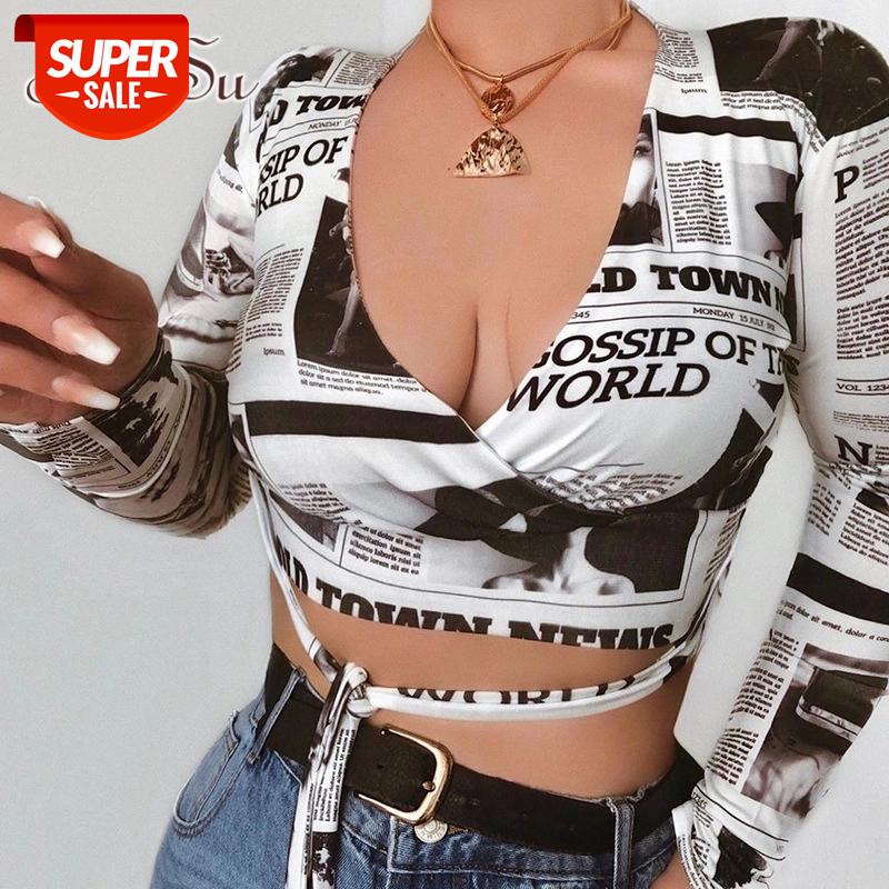 ArtSu Vogue Printed Tshirt Long Sleeve Shirt Women Crop Top Sexy Lace Up Tee Casual Tops T-shirt Femme Streetwear ASTS21348 #Nj3P, White
ArtSu Vogue Printed Tshirt Long Sleeve Shirt Women Crop Top Sexy Lace Up Tee Casual Tops T-shirt Femme Streetwear ASTS21348 #Nj3P, White