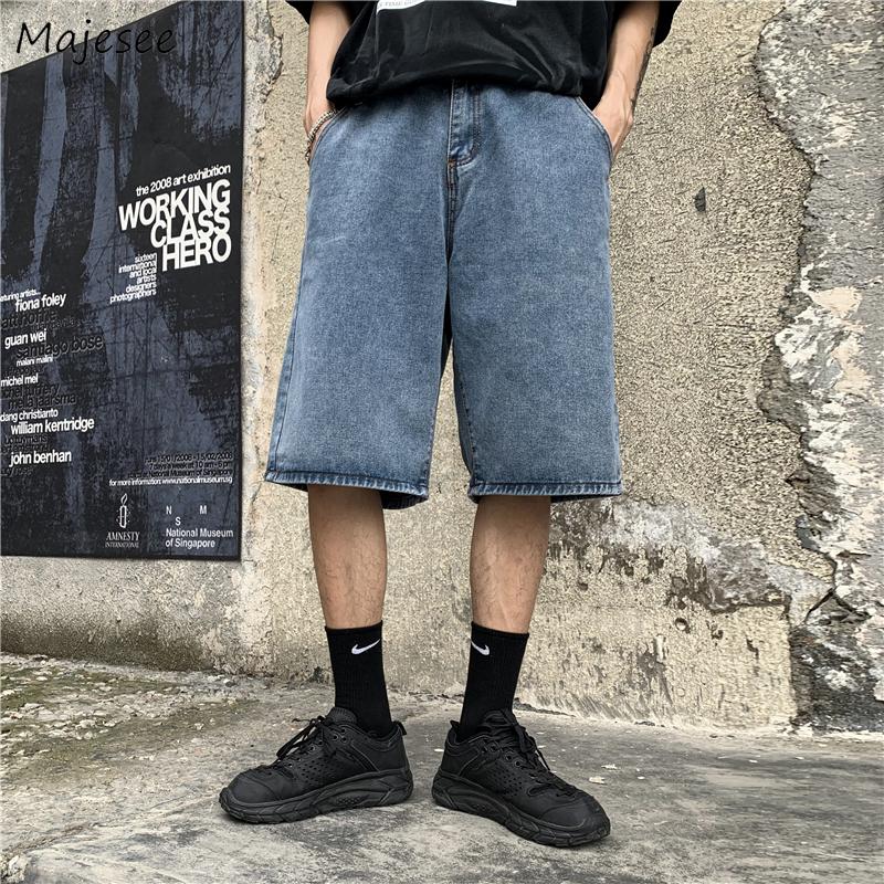 Men Jeans Denim Knee-length Casual Male Bottoms Solid Loose Oversized 5XL Plus Size All-match Fashion Ulzzang Chic Trendy Simple, Blue
Men Jeans Denim Knee-length Casual Male Bottoms Solid Loose Oversized 5XL Plus Size All-match Fashion Ulzzang Chic Trendy Simple, Blue