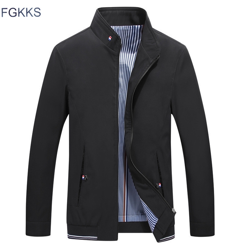 FGKKS Men Brand Business Casual Jackets Men's Solid Color Jackets Autumn Winter New Male England Thin Jacket Coats 201105, Khaki
FGKKS Men Brand Business Casual Jackets Men's Solid Color Jackets Autumn Winter New Male England Thin Jacket Coats 201105, Khaki