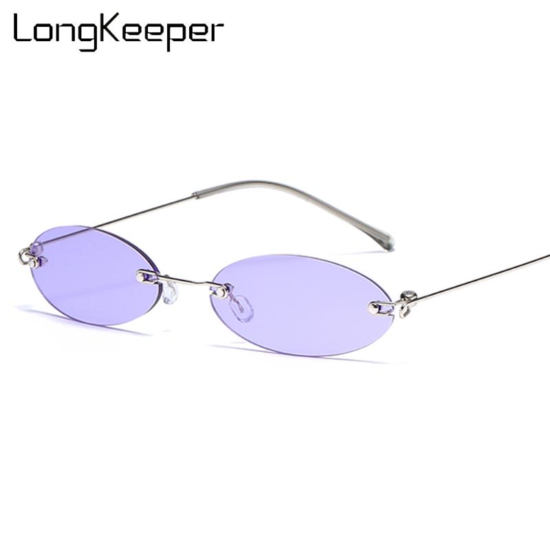 Sunglasses LongKeeper Fashion Small Oval Women Vintage Rimless Clear Ocean Lens Eyewear Men Shades UV400 Sun Glasses Gafas
Sunglasses LongKeeper Fashion Small Oval Women Vintage Rimless Clear Ocean Lens Eyewear Men Shades UV400 Sun Glasses Gafas