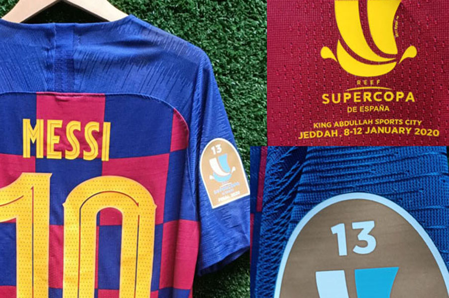 2019 Griezmann Match Worn Player Issue MESSI SOccer patch badge Home Textile, #10 messi
2019 Griezmann Match Worn Player Issue MESSI SOccer patch badge Home Textile, #10 messi