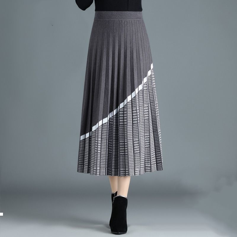 long 2021 New female plissate winter hot thick line skirt chic mesh sweater y305 51GL, Kafeise 80cm
long 2021 New female plissate winter hot thick line skirt chic mesh sweater y305 51GL, Kafeise 80cm