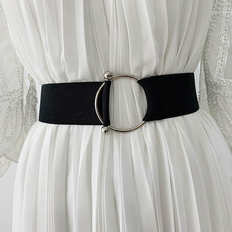 Belts Q Casual Women Vintage Belt Elastic Dress Skinny Soft Leather Wide Waistband Round Buckle Simple Ladies Accessories, White
Belts Q Casual Women Vintage Belt Elastic Dress Skinny Soft Leather Wide Waistband Round Buckle Simple Ladies Accessories, White
