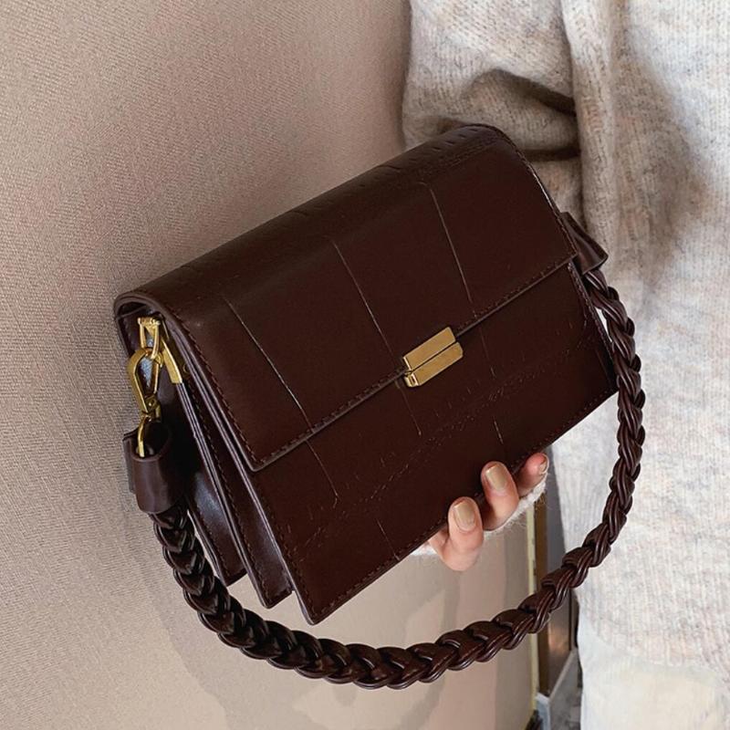 Crocodile pattern Armpit bag 2021 New Quality PU Leather Women's Designer Handbag Weave Shoulder strap Shoulder Messenger Bag, Black
Crocodile pattern Armpit bag 2021 New Quality PU Leather Women's Designer Handbag Weave Shoulder strap Shoulder Messenger Bag, Black