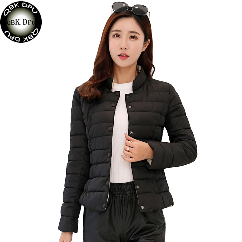 Autumn Winter Coat Women Down Cotton Jacket Light And Slim Cotton Parka Plus Size 3XL Thin Solid Outerwear Ladies chaqueta mujer 201217