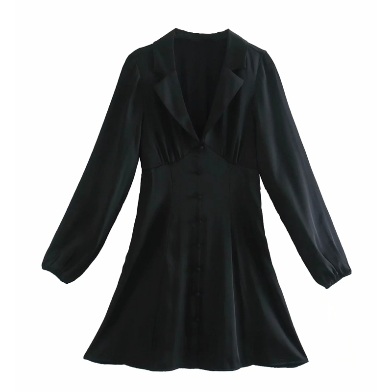 New 2021 Satin Black Mini Women Winter Ruched Chic a Line Puff Long Sleeve Dress Woman Vintage Short Elegant Dresses Okz9
New 2021 Satin Black Mini Women Winter Ruched Chic a Line Puff Long Sleeve Dress Woman Vintage Short Elegant Dresses Okz9