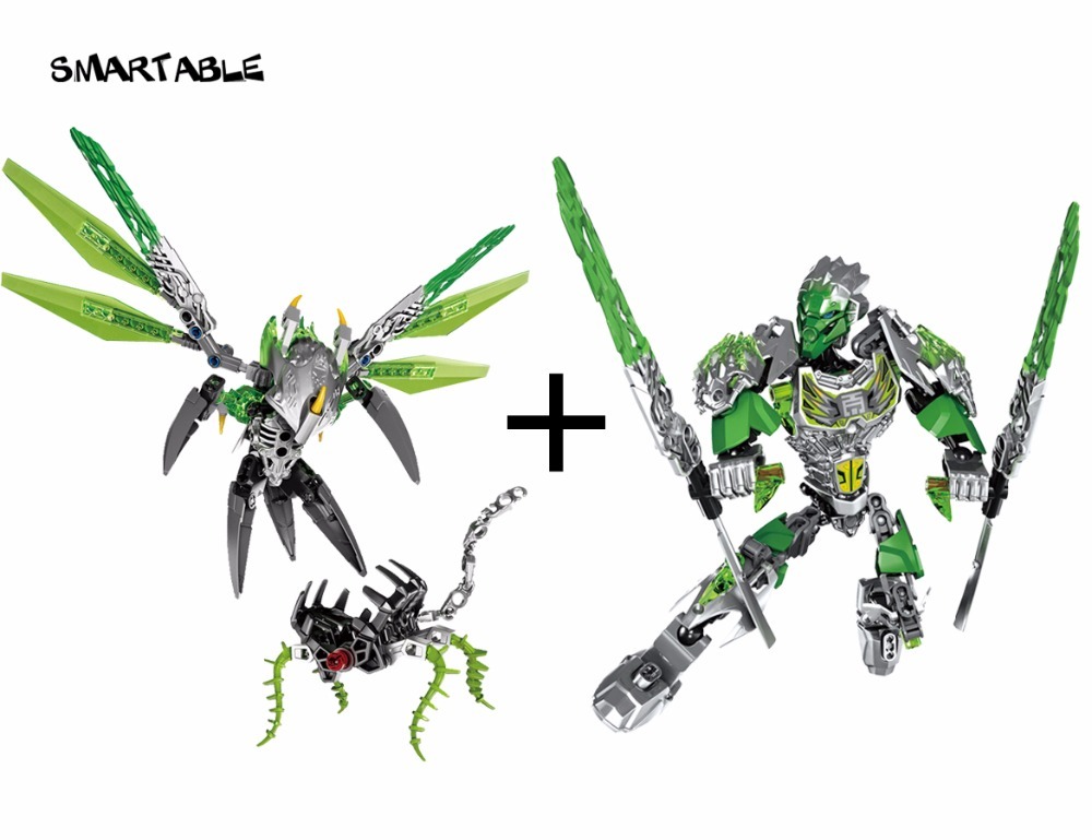 Smartable BIONICLE Uxar Creature of Jungle+Lewa Jungle Keepter Building Block Toy Set For Boy Compatible All Brands 71300+71305 C1115
Smartable BIONICLE Uxar Creature of Jungle+Lewa Jungle Keepter Building Block Toy Set For Boy Compatible All Brands 71300+71305 C1115