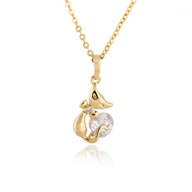 Lovely Kitten Lady Zircon Necklace Pendant Clavicle Chain D03741
Lovely Kitten Lady Zircon Necklace Pendant Clavicle Chain D03741