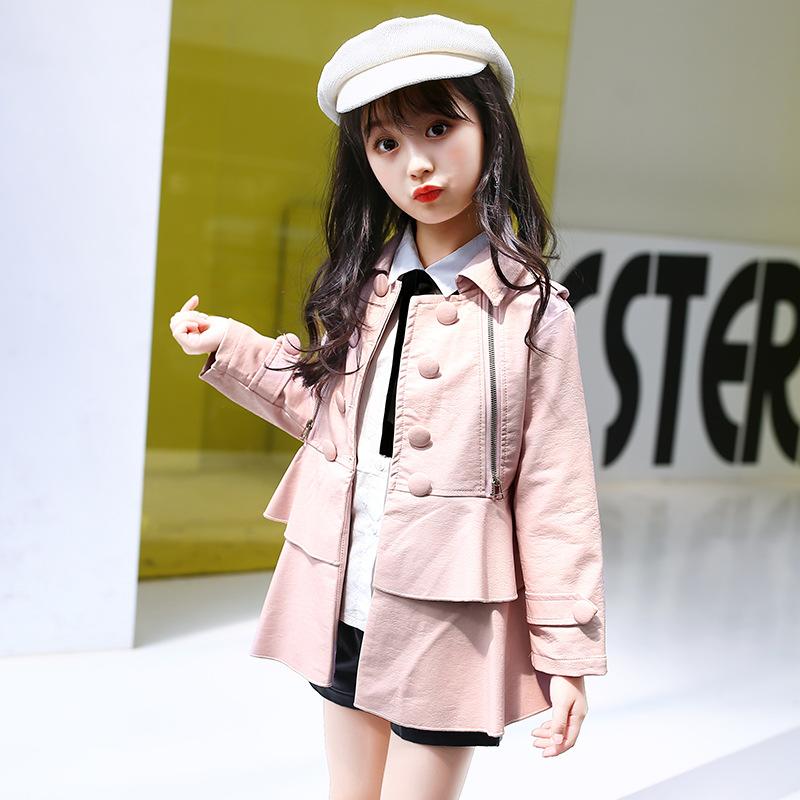 2020 Autumn Female Children Jackets Girls Pu Leather Coats Outdoor Wear Kids Outerwear Casual Dress Coats, Black
2020 Autumn Female Children Jackets Girls Pu Leather Coats Outdoor Wear Kids Outerwear Casual Dress Coats, Black