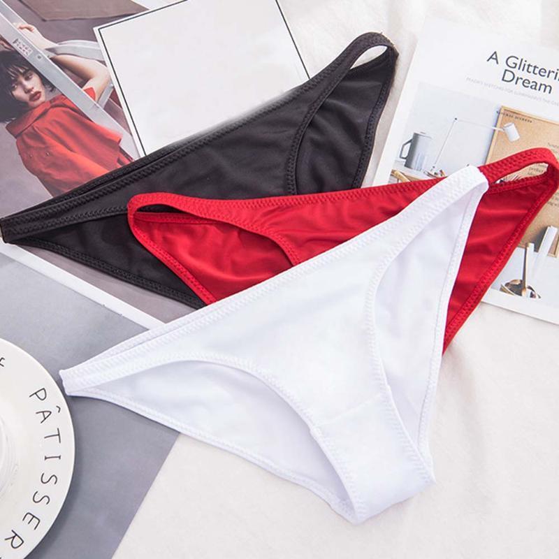 Low Waist Sexy Thong Half-covered Buttocks Ladies Panties Soft Milk Silk Solid Color Triangle Thong Unisex Panties1
Low Waist Sexy Thong Half-covered Buttocks Ladies Panties Soft Milk Silk Solid Color Triangle Thong Unisex Panties1