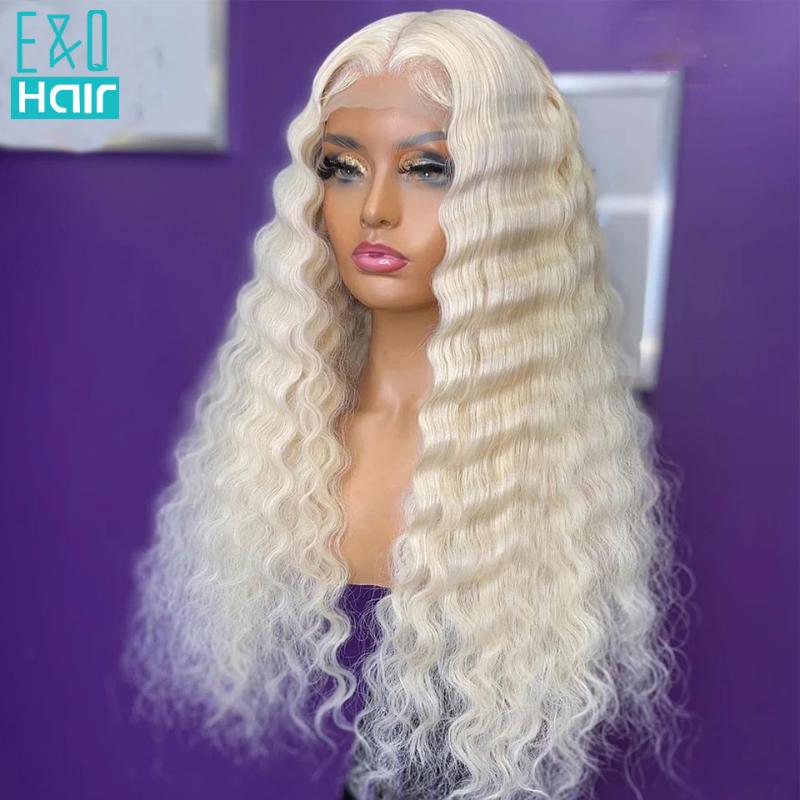 13x4 Brazilian Remy Curly Human Hair Wigs For Women Preplucked 613 Blonde Ombre Lace Front Wig Deep Wave 150 Transparent Lace, 13x4x1 front wig
13x4 Brazilian Remy Curly Human Hair Wigs For Women Preplucked 613 Blonde Ombre Lace Front Wig Deep Wave 150 Transparent Lace, 13x4x1 front wig