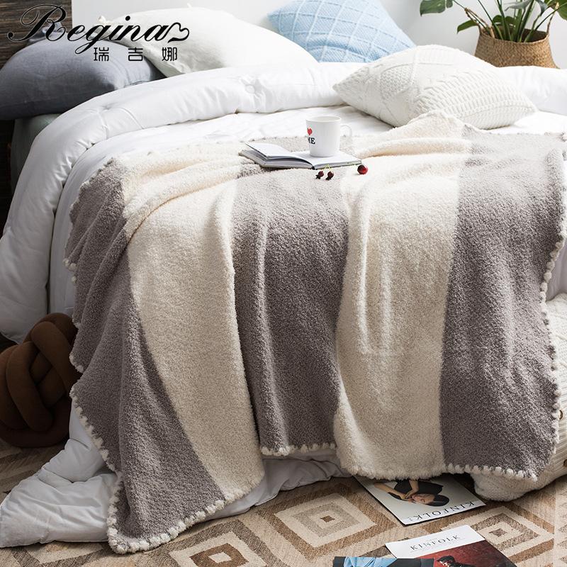 REGINA Elegant Two Color Plaid Blanket Super Soft Gray Khaki Patchwork Beige Hairy Blanket For Bed Sofa Wearable Women Scarf
REGINA Elegant Two Color Plaid Blanket Super Soft Gray Khaki Patchwork Beige Hairy Blanket For Bed Sofa Wearable Women Scarf