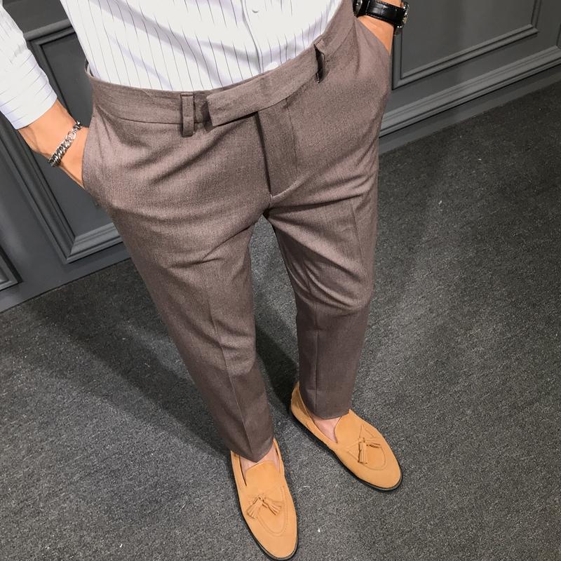 New men's drape casual trousers Korean version of slim trousers and mouth pants youth business pants men's fashion dress, Gray
New men's drape casual trousers Korean version of slim trousers and mouth pants youth business pants men's fashion dress, Gray